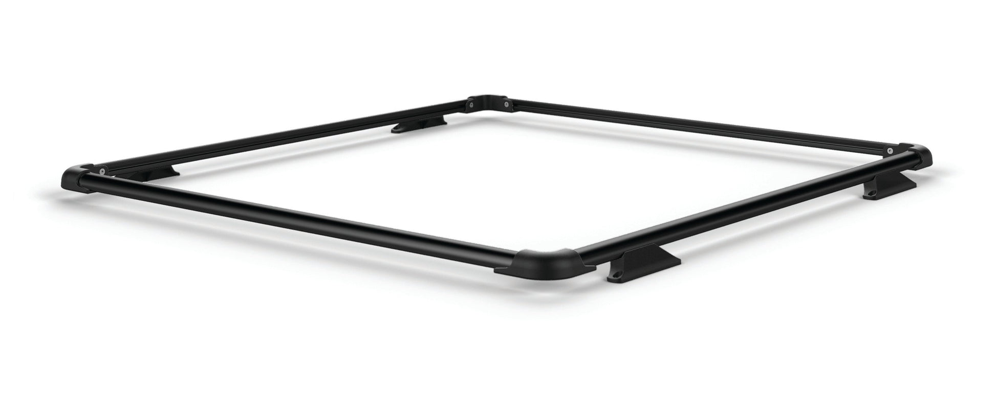 TeraFlex Jeep Wrangler JK 4 Door Nebo Roof Rack Raised Rail Kit, Black