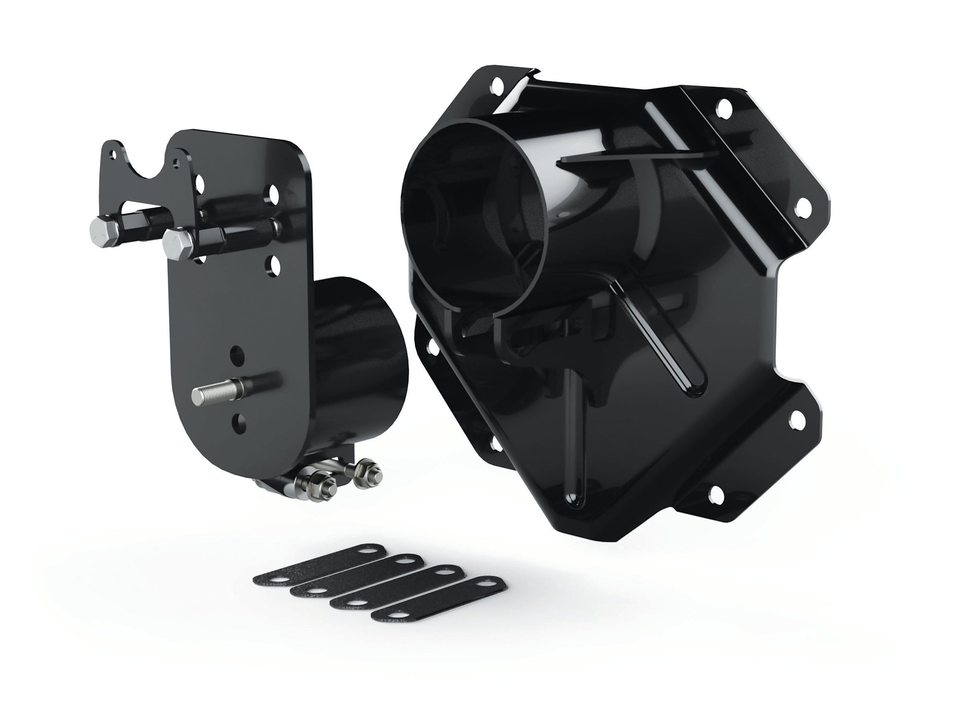 TeraFlex Jeep Wrangler JK Alpha HD Adjustable Spare Tire Mount Kit, 8x6.5" 