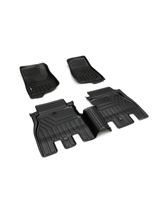 TeraFlex Jeep Wrangler JL 4 Door All-Weather Floor Liner Kit, Front & Rear