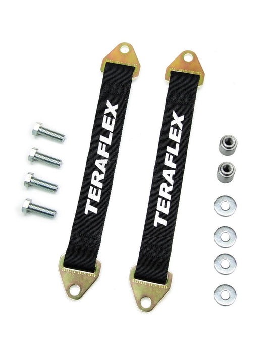 TeraFlex Jeep Wrangler JK 15.125" Suspension Limit Strap Kit, Front, 3-4" Lift