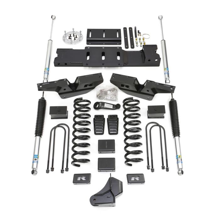 ReadyLift Dodge Ram 3500 6" Lift Kits with Bilstein Shocks with Ring and Crossmember Standard Output Diesel Motor, 2019-2024, 4WD, 49-19630