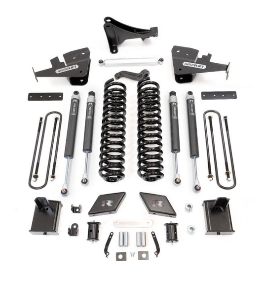 ReadyLift Ford F250 Diesel 7" Coil Spring Lift Kits with Falcon 1.1 Monotube Front/Rear Shocks and Front Track Bar Bracket, 2017-2022, 4WD, 49-27720