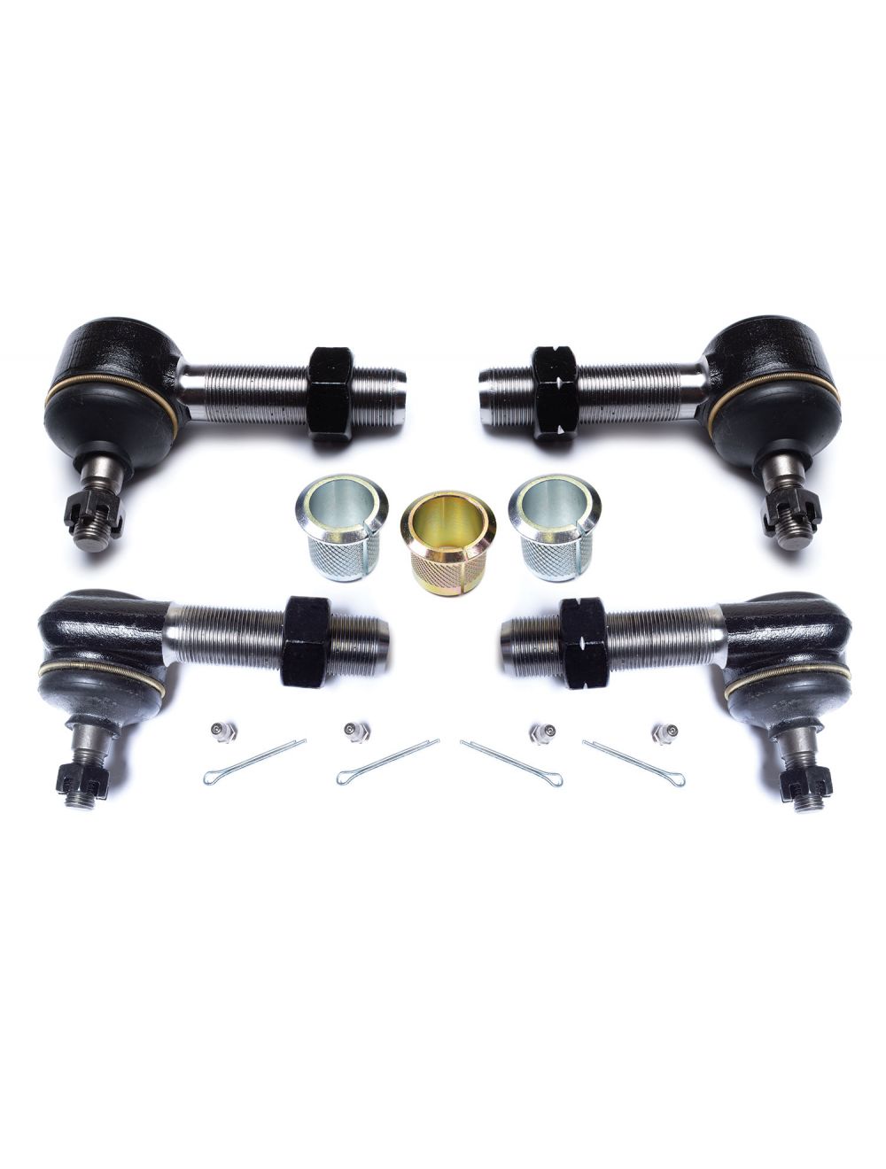 TeraFlex Jeep Wrangler TJ High Steer Drag Link & Tie Rod End Replacement Kit With Insert Sleeves