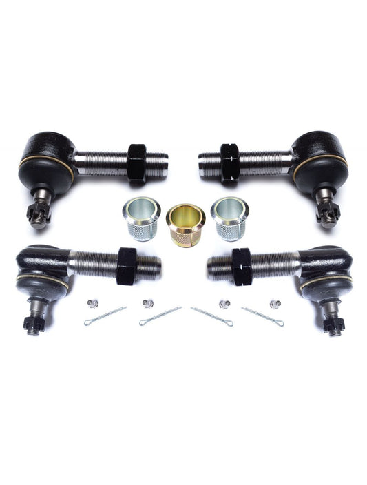 TeraFlex Jeep Wrangler TJ High Steer Drag Link & Tie Rod End Replacement Kit With Insert Sleeves