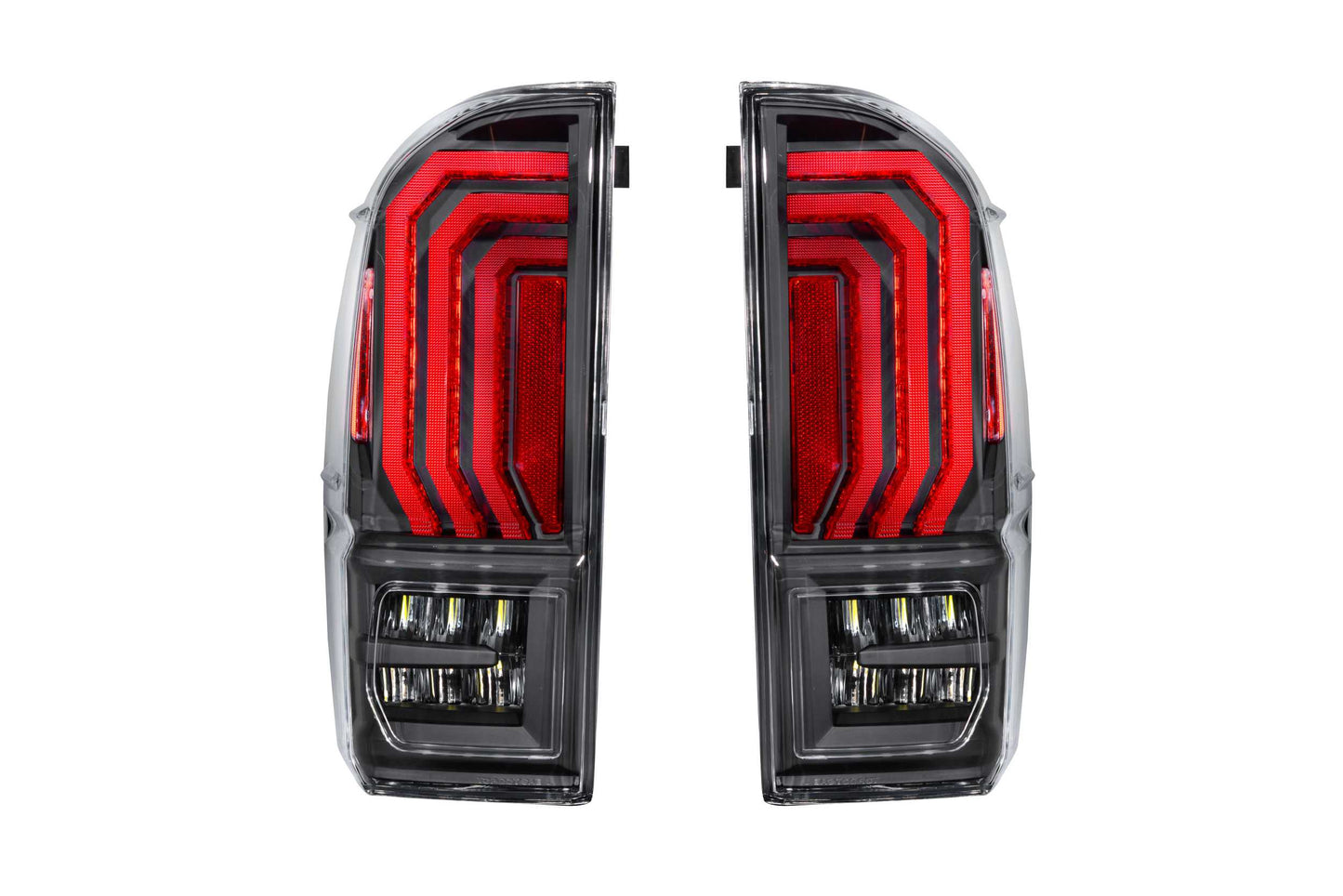 Morimoto Toyota Tacoma XB LED Tail Lights, 2016-2023, Pair, Clear Lens, LF702.2