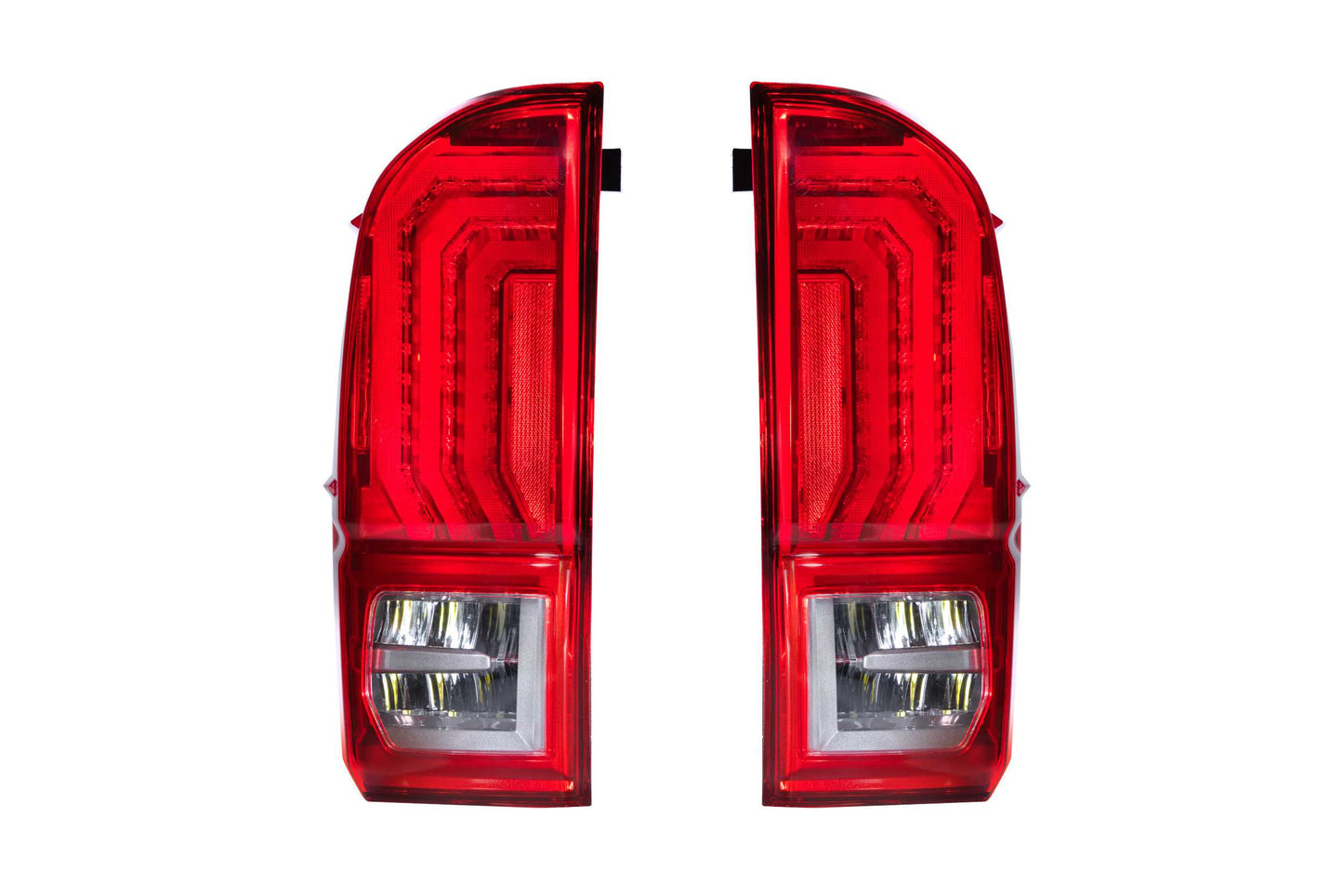 Morimoto Toyota Tacoma XB LED Tail Lights, 2016-2023, Pair, Red Lens, LF703