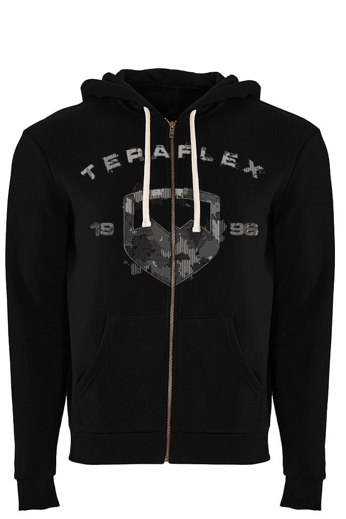 TeraFlex Icon Full-Zip Hoodie With Camo Graphic & Pockets, 3X-Large