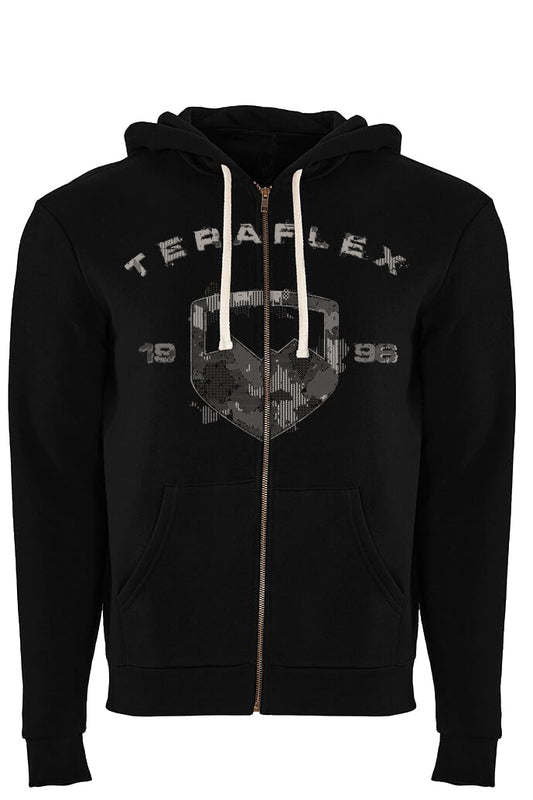 TeraFlex Icon Full-Zip Hoodie With Camo Graphic & Pockets, 3X-Large