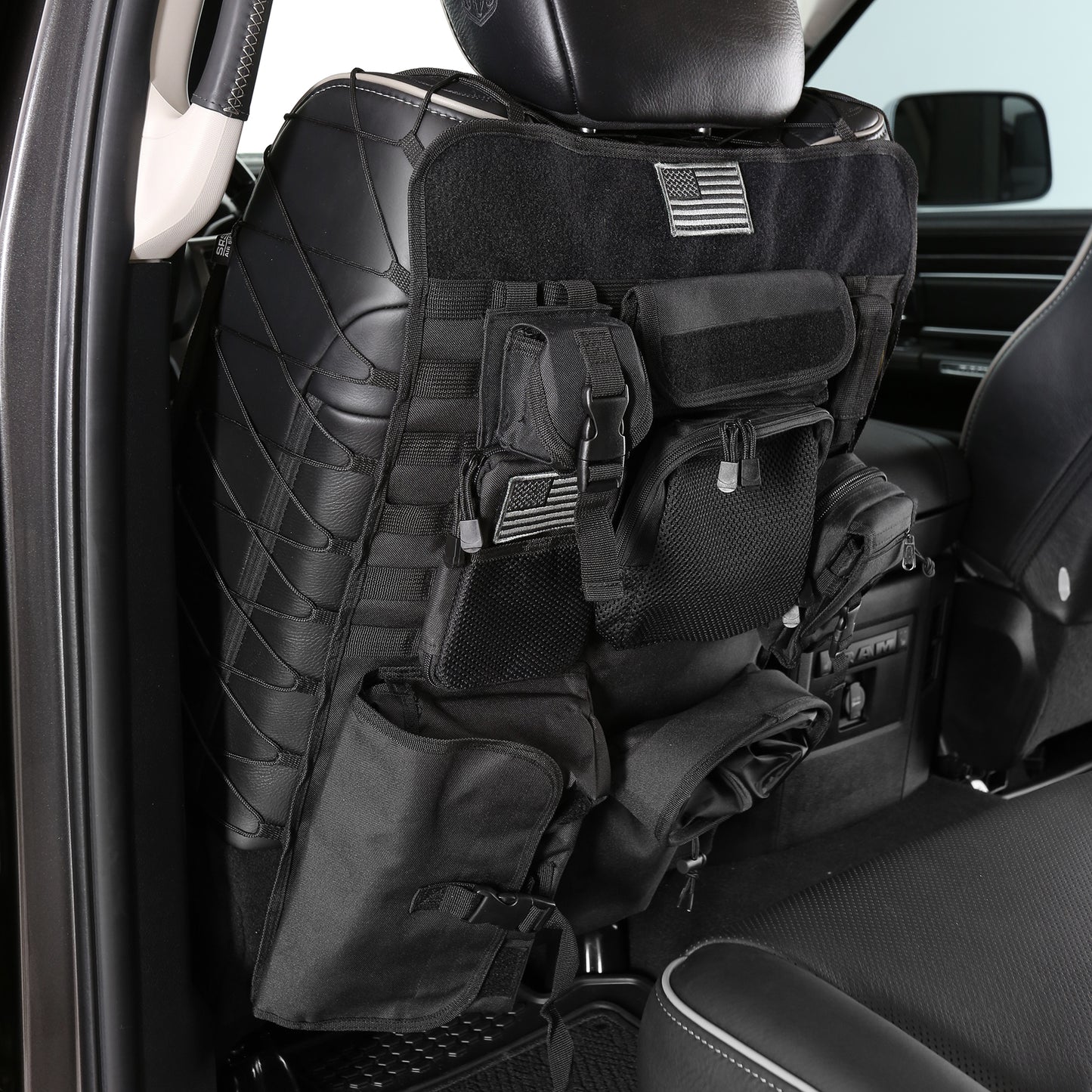 Smittybilt Universal Gear Universal Truck Seat Cover, Pair, Black Smittybilt Gear Universal Truck Seat Cover, Front, Black 5661301