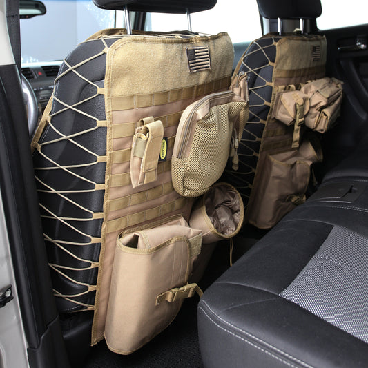 Smittybilt Universal Front GEAR Seat Cover Pair, Tan, Universal Truck, 5661324