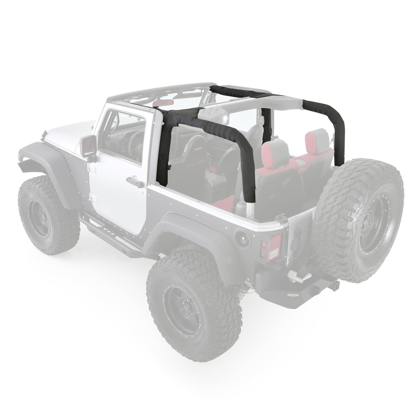 Smittybilt Universal Molle Roll Bar Cover Kit, 07-18 JK, 5666101