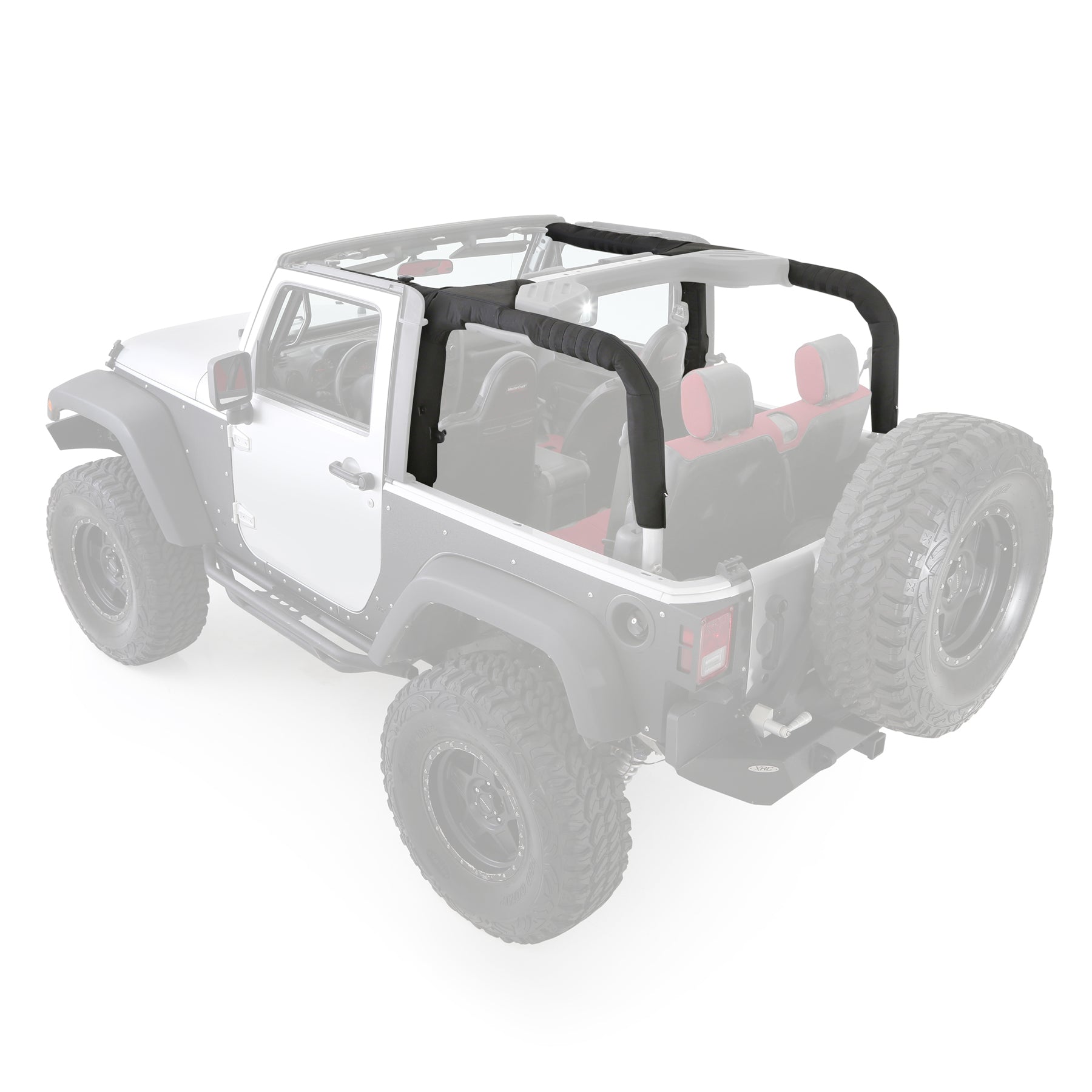 Smittybilt Universal Molle Roll Bar Cover Kit, 07-18 JK, 5666101
