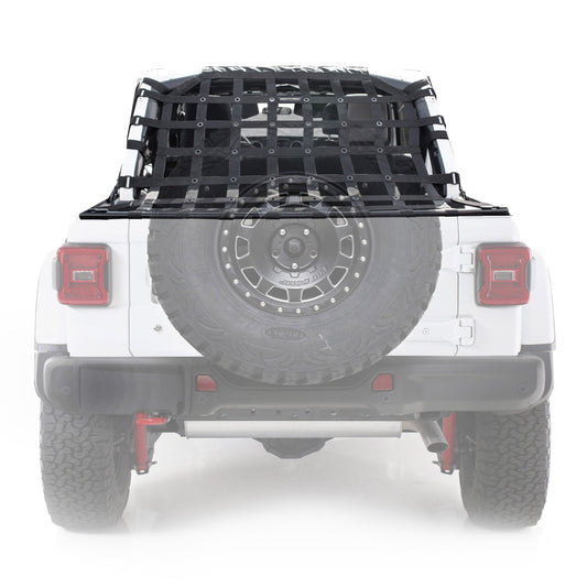 Smittybilt 2018-2025 Jeep Wrangler JLU C-RES2 HD Cargo Restraint System, 2" Black Diamond Web, 18+, 587135