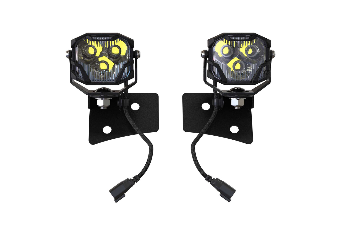 Morimoto Jeep Wrangler JK Ditch Light Brackets, 2007-2018, BAF035