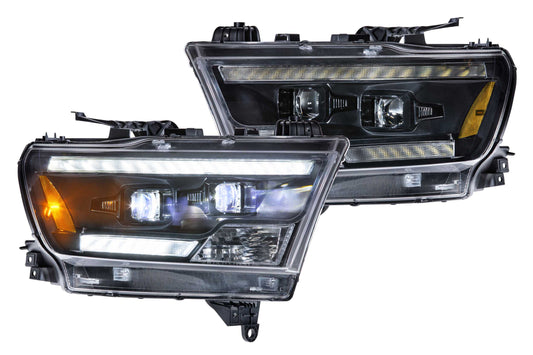 Morimoto Dodge Ram 1500 XB Hybrid LED Headlights, 2019+, Pair, ASM, LF525