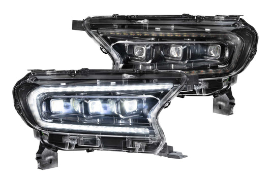 Morimoto Ford Ranger XB LED Headlights, 2019+, Pair, ASM, LF437