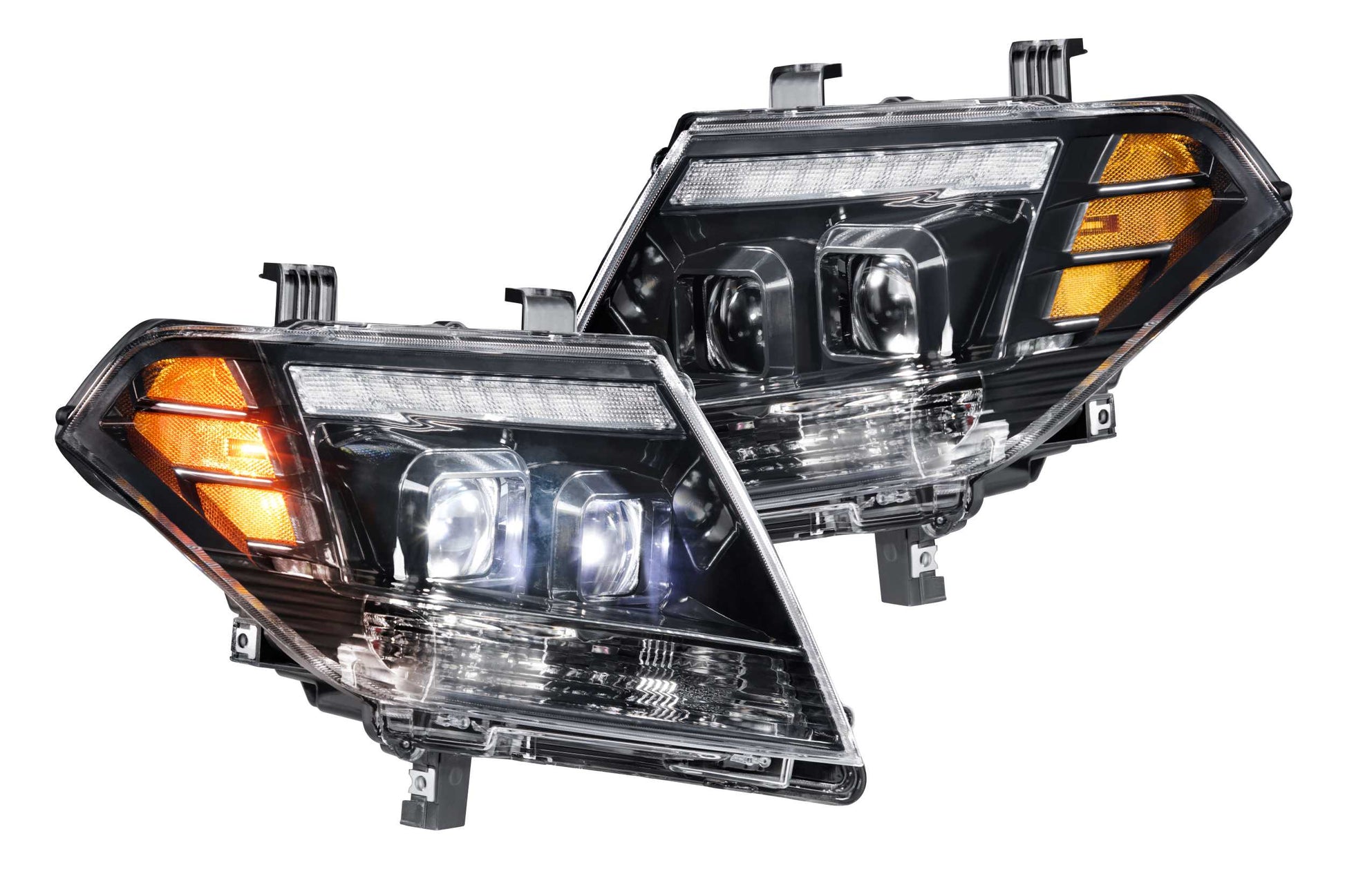 Morimoto Nissan Frontier XB Hybrid LED Headlights, 2009-2020, Pair, ASM, LF475