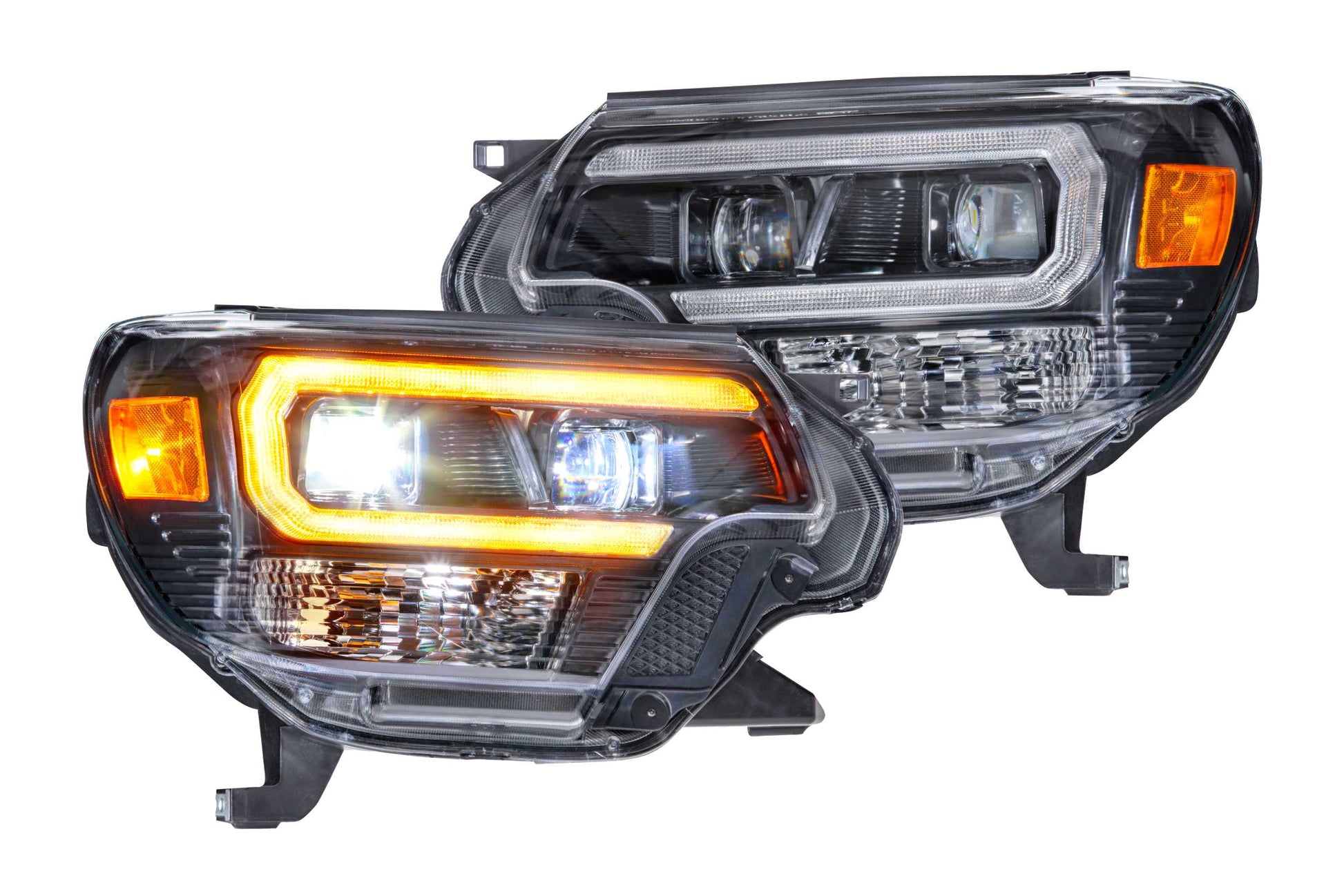 Morimoto Toyota Tacoma XB Hybrid LED Headlights, 2012-2015, Pair, ASM, Amber DRL, LF529-A