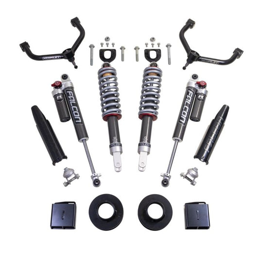 ReadyLift Dodge Ram 1500 3.5" SST 2.1 Lift Kits, Non-Air Ride Equipped Equipped with Falcon 2.1 Strut/Shocks, 2019-2025, RWD/4WD, 62-19340