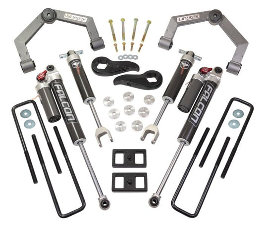 ReadyLift Chevrolet Silverado 2500 HD/3500 HD/GMC Sierra 2500 HD/3500 HD 3" SST 2.1 Lift Kits with Fabricated Control Arms and Falcon 2.1 Monotube Shocks, 2011-2019, RWD/4WD, 62-35160