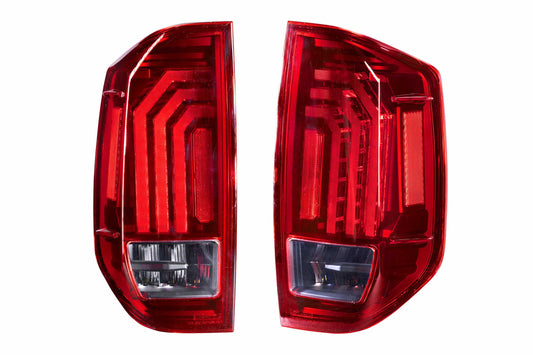 Morimoto Toyota Tundra XB LED Tail Lights, 2014-2021, Red Lens, Set, LF706