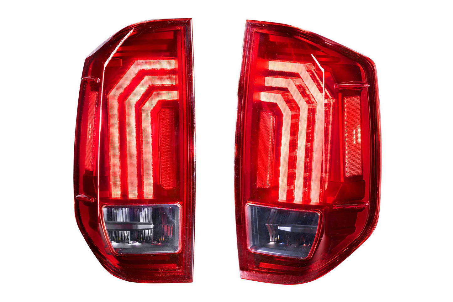 Morimoto Toyota Tundra XB LED Tail Lights, 2014-2021, Red Lens, Set, LF706