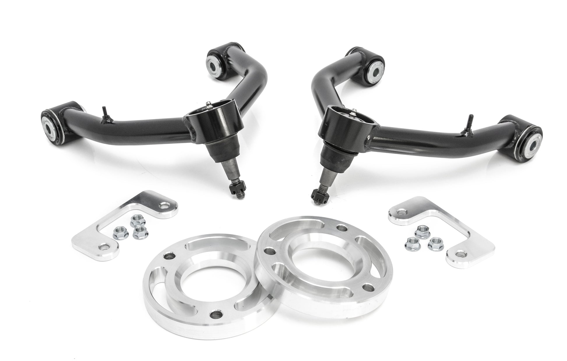 Chevrolet Silverado 1500/GMC Sierra 1500/Yukon XL/Chevrolet Tahoe/Suburban/Cadillac Escalade 2.25'' Front Leveling Kit with Upper Control Arms for Aluminum and Stamped Steel OE Arms, 2014-2018, RWD/4WD, 66-3086