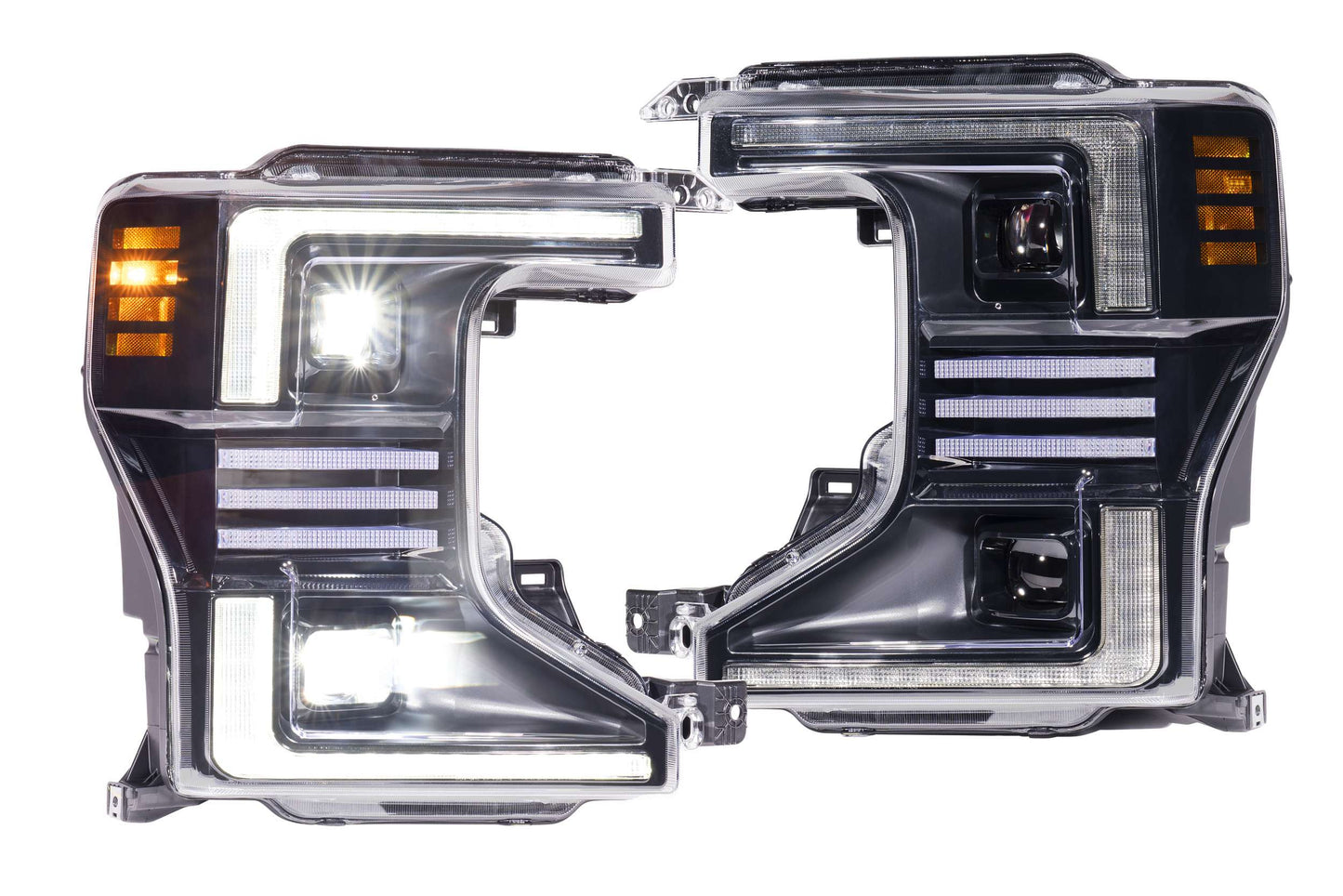 Morimoto Ford Super Duty / F-250 / F-350 / F-450 XB Hybrid LED Headlights, Pair, ASM, LF556.2