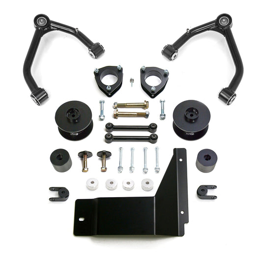 Chevrolet Tahoe/Suburban/GMC Yukon XL 4'' SST Lift Kit with 3'' Rear Spacer with Upper Control Arms for Aluminum or Stamped Steel OE Upper Control Arms without Shocks, 2015-2020, RWD/4WD, 69-3496