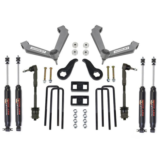 ReadyLift Chevrolet Silverado 2500 HD/GMC Sierra 2500 HD 3.5'' SST Lift Kits Front with 2" Rear with Fabricated Control Arms with SST3000 Shocks, 2011-2019, RWD/4WD, 69-3514