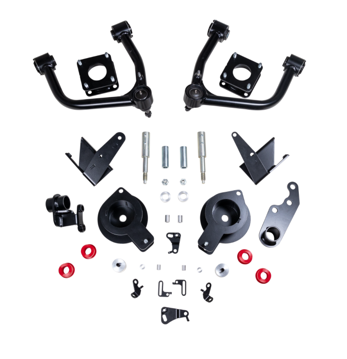 ReadyLift Toyota Tundra 3" SST Lift Kits equipped with Load-Leveling Rear Height Control Air Suspension or Adaptive Variable Suspension, AVS, 2022-2024, 2WD/4WD, 69-52330