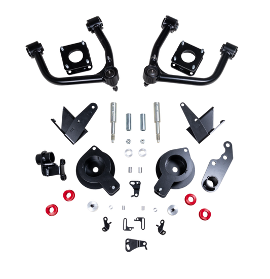 ReadyLift Toyota Tundra 3" SST Lift Kits equipped with Load-Leveling Rear Height Control Air Suspension or Adaptive Variable Suspension, AVS, 2022-2024, 2WD/4WD, 69-52330