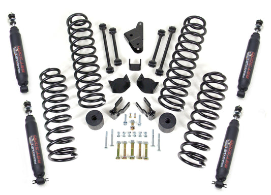 Jeep Wrangler JK 4'' SST Coil Spring Lift Kit with SST3000 Shocks, 2007-2018, 4WD, 69-6401