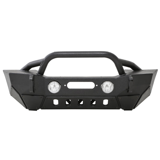 Smittybilt 2007-2018 Jeep Wrangler JK/JKU XRC Gen 2 Front Bumper, Textured Black, 76807