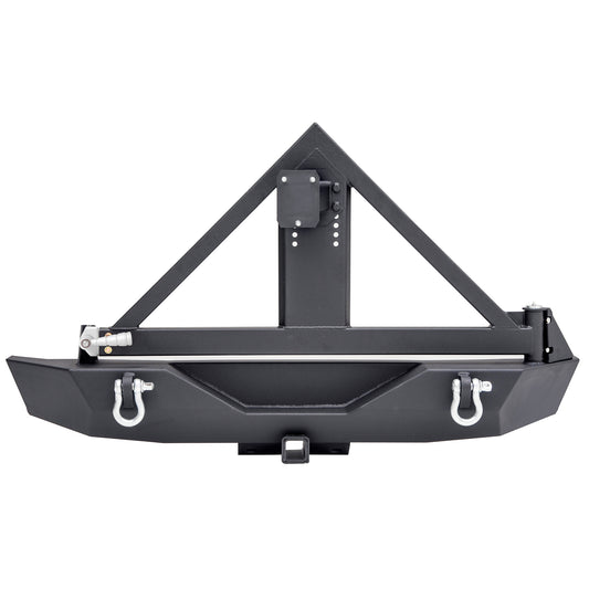 Smittybilt 2007-2018 Jeep Wrangler JK/JKU XRC Gen 1 Rear Bumper with Carrier, Carrier Only, 76856-02