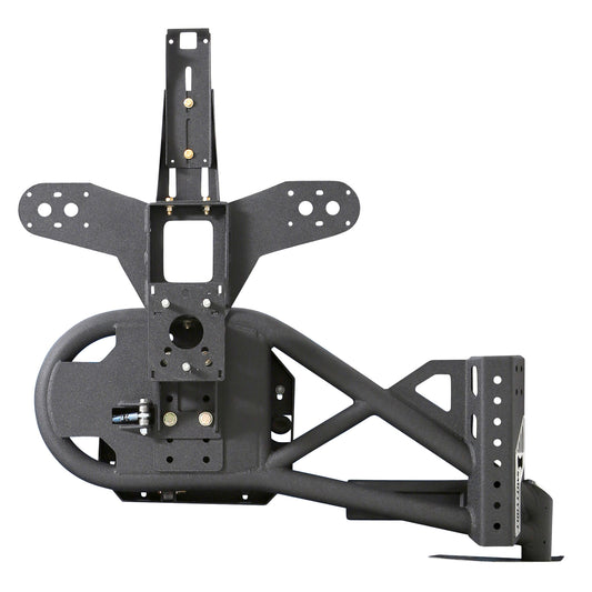 Smittybilt 2007-2018 Jeep Wrangler JK/JKU XRC Gen 2 Bolt-On Tire Carrier, Textured Black, 76857
