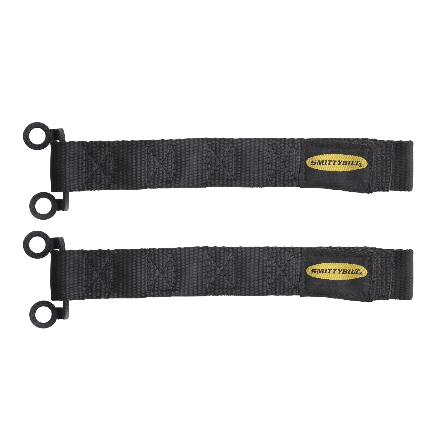 Smittybilt Universal Adjustable Door Strap Pair, Black, 769401
