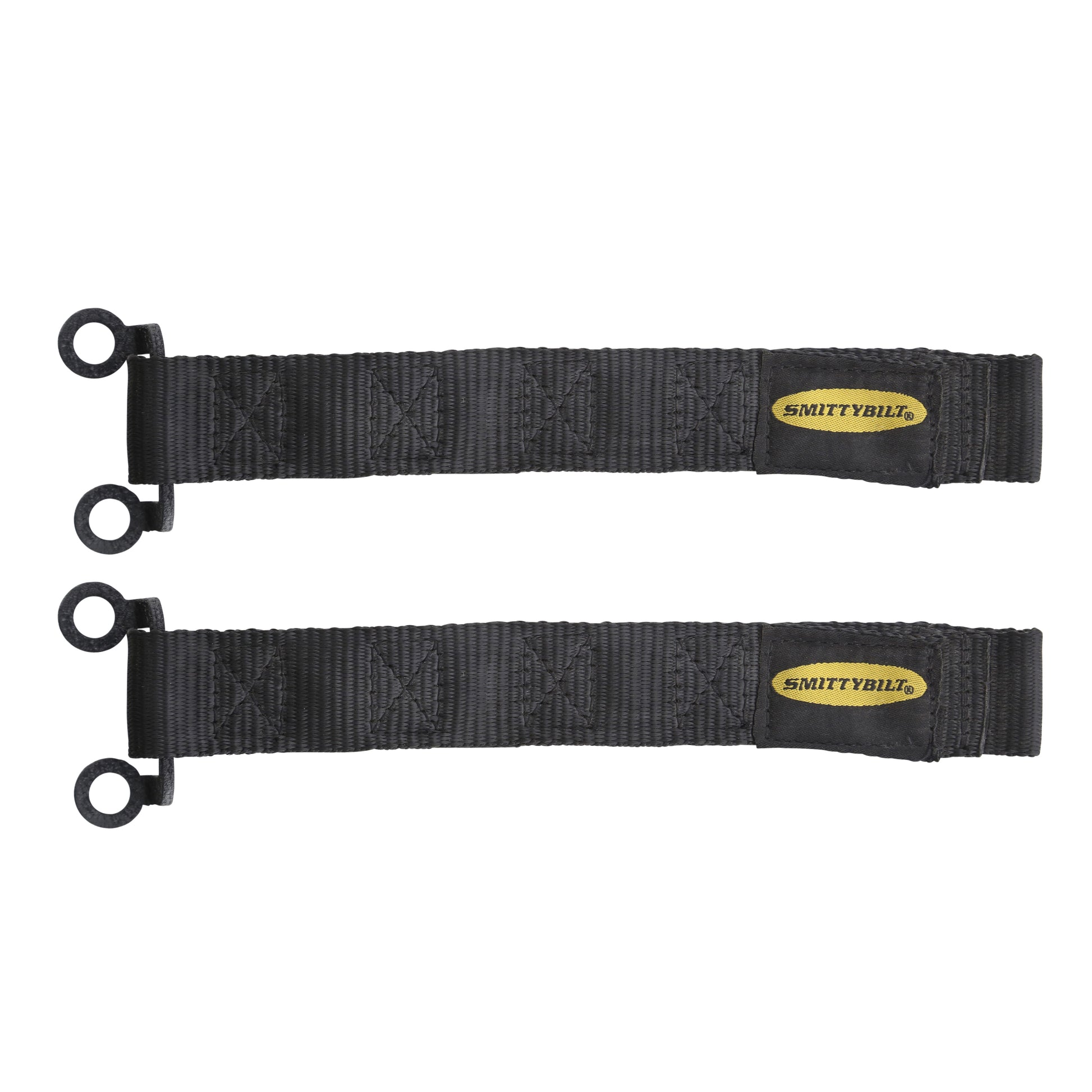 Smittybilt Universal Adjustable Door Strap Pair, Black, 769401