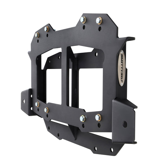 Smittybilt 2018-2025 Jeep Wrangler JL/JLU Tire Relocation Bracket, Textured Black, 18+, 7721