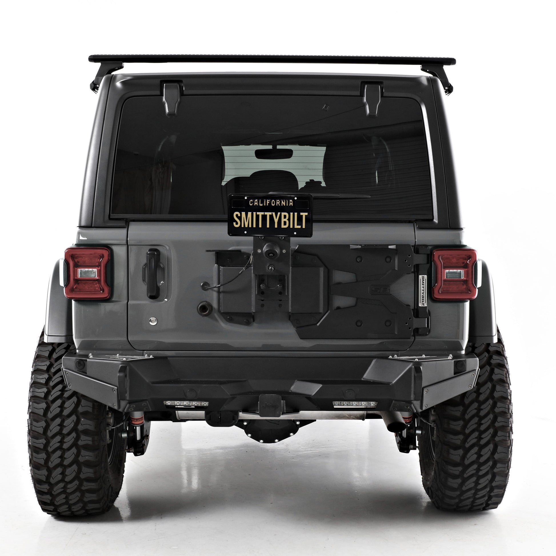 Smittybilt 2018-2025 Jeep Wrangler JL/JLU HD Pivot Tire Carrier, 18+ 7743