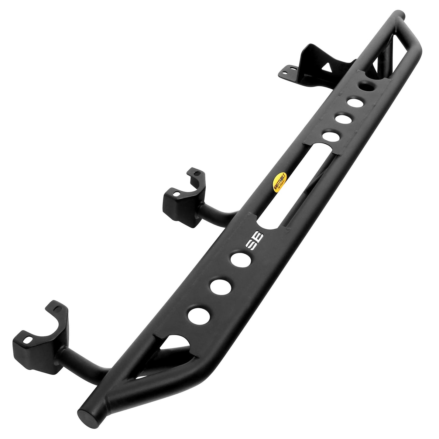 Smittybilt 2018-2025 Jeep Wrangler JLU SRC Side Armor with Step, Textured Black, 18+, 77634