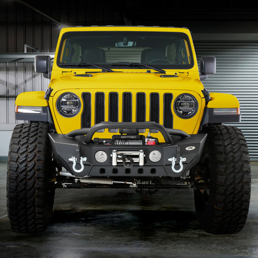 Smittybilt 2020-2025 Jeep Gladiator / 2018-2025 Jeep Wrangler Gen 2 XRC Front Bumper, 07-18, JL, 2/4 Door, 77807