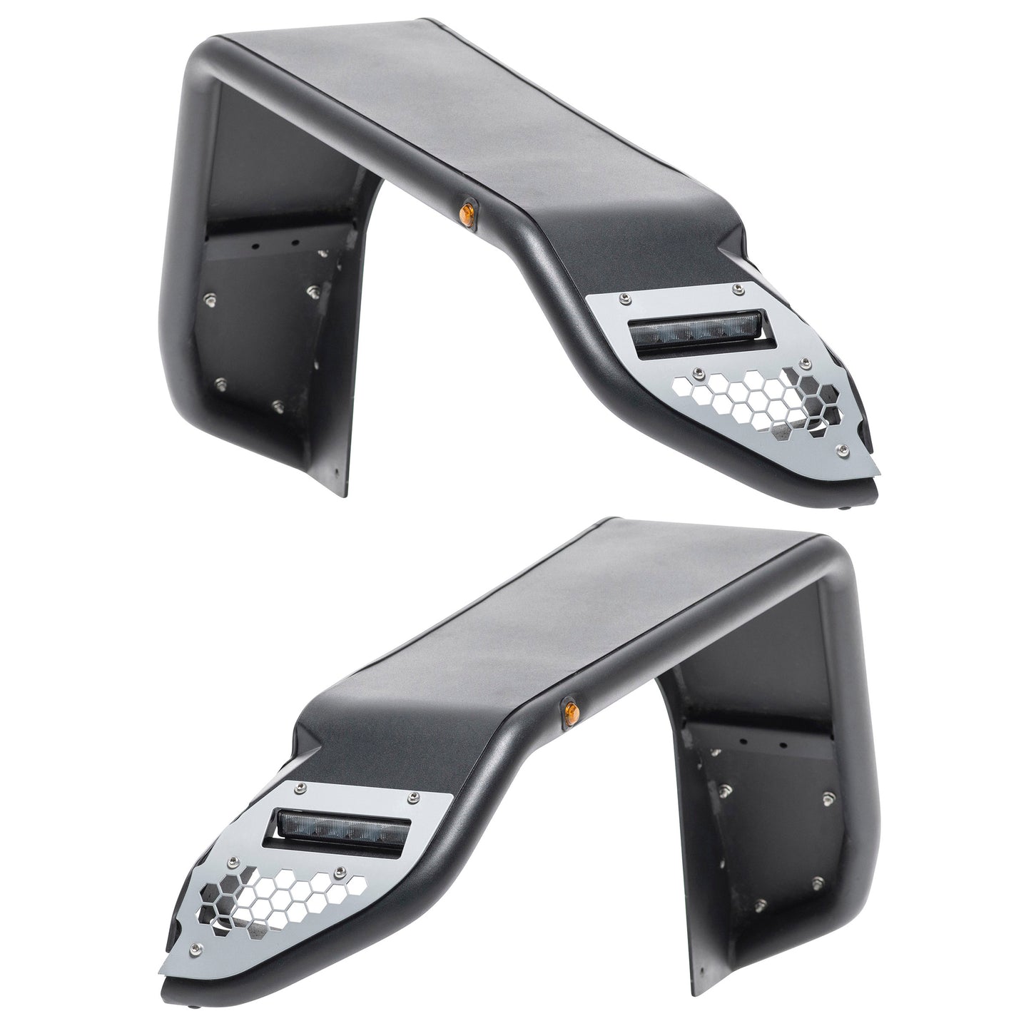 Smittybilt Universal Apollo Front Fender Pair, Textured Black, 18+ JL/JT, 77835