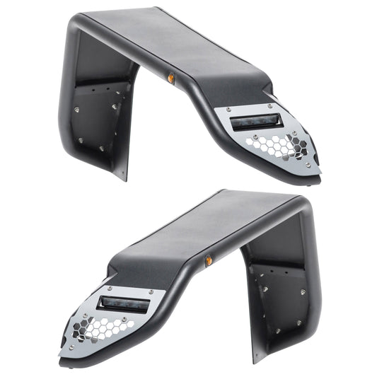 Smittybilt Universal Apollo Front Fender Pair, Textured Black, 18+ JL/JT, 77835