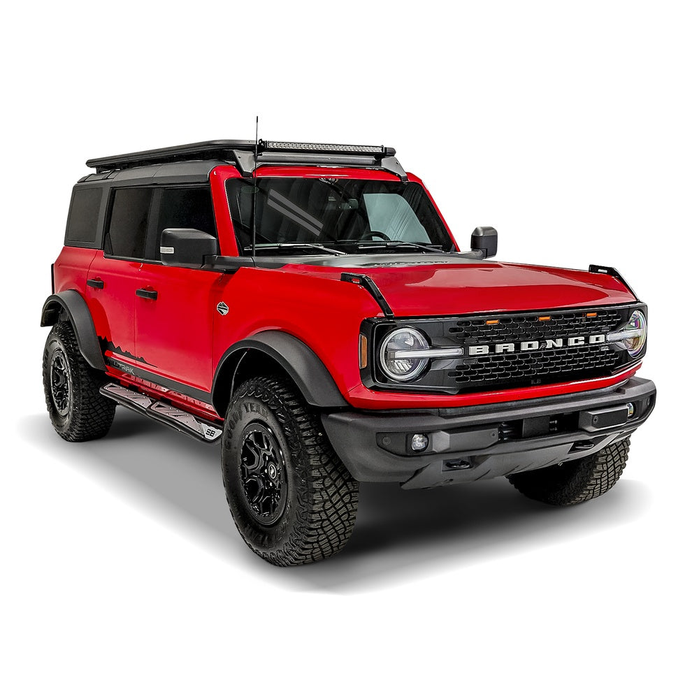 Smittybilt 2021-2025 Ford Bronco Apollo Sliders with Step, 21+, 4 Door, 78734