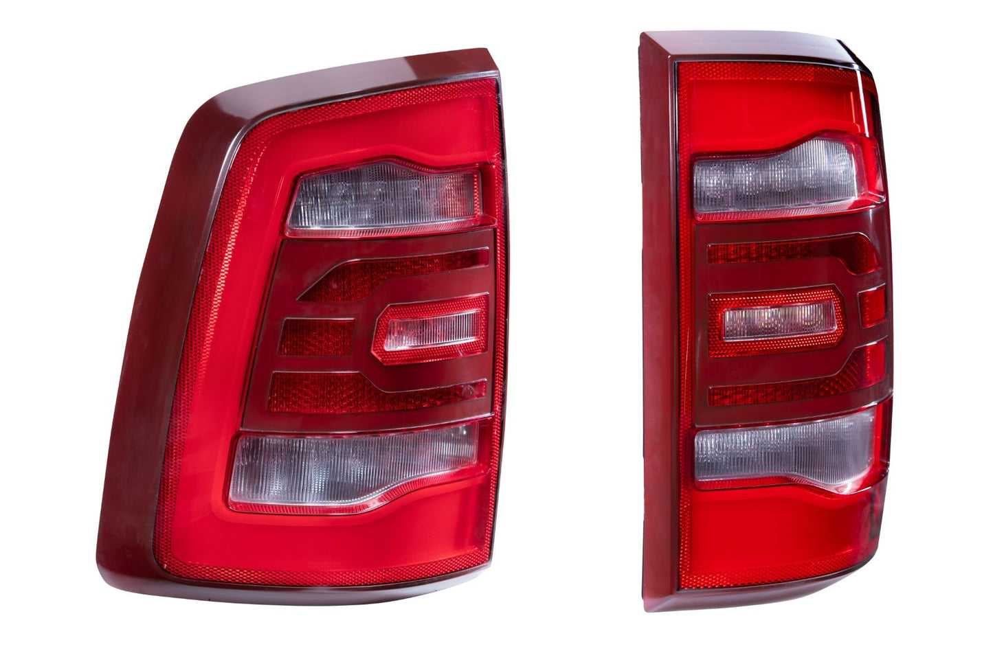 GTR Lighting Dodge Ram Carbide LED Tail Lights, 2009-2018, Pair, Facelift, Red, GTR.TL05