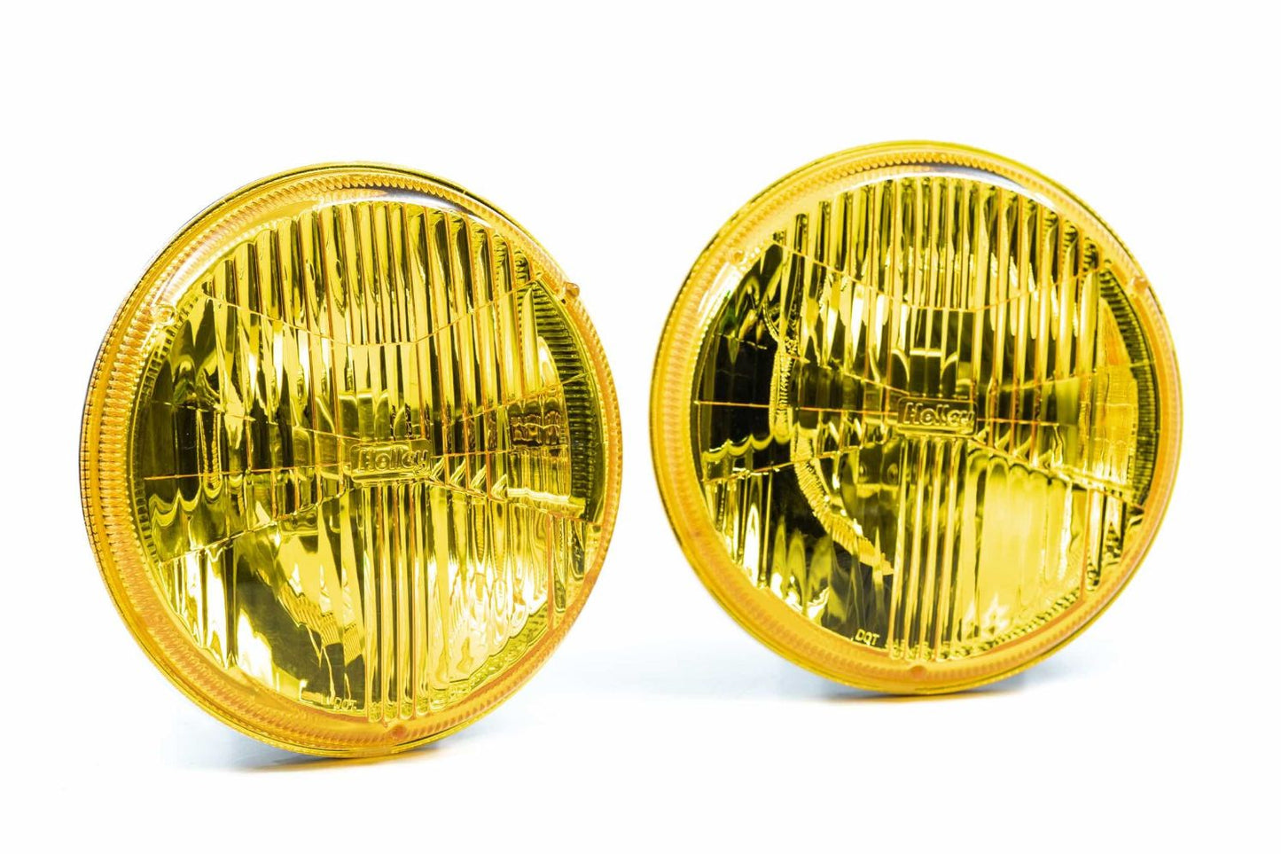 Holley RetroBright Headlights, Euro Yellow, 5.75" Round, LFRB105