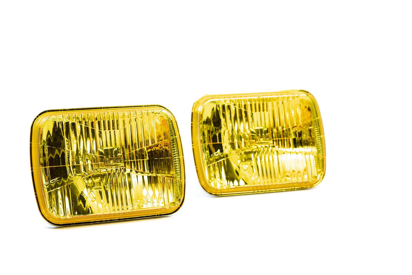 Holley RetroBright Headlights, Euro Yellow, 5x7" Rectangle, LFRB110