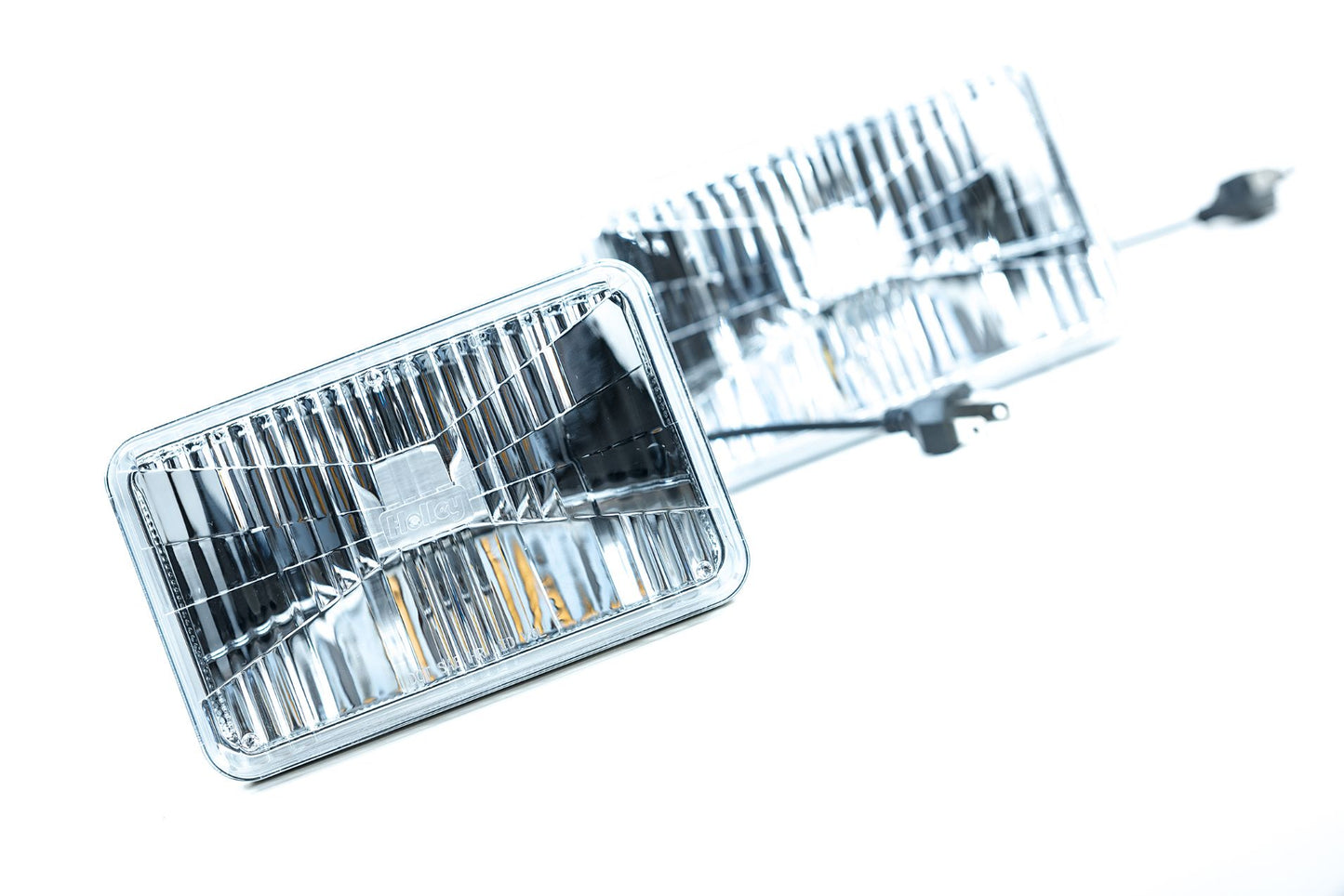 Holley RetroBright Headlights, Classic White, 4x6" Rectangle, LFRB120