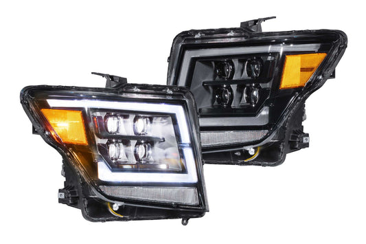 Morimoto Nissan Titan XB LED Headlights, 2016+, Pair, ASM, LF476